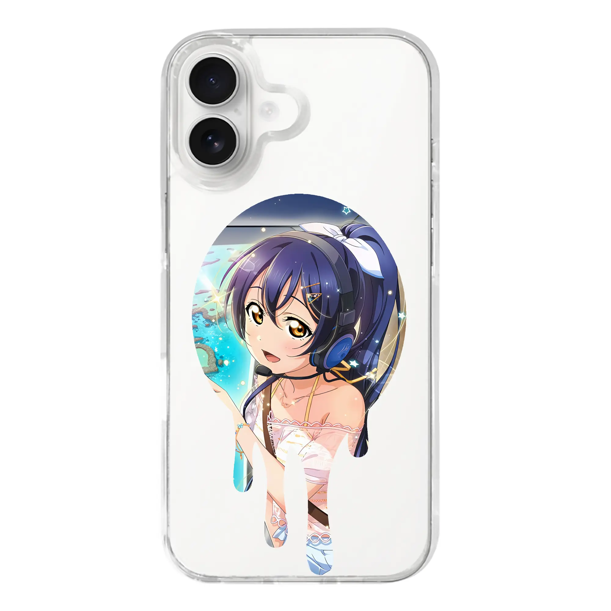 Love Live! グッズ,園田海未 - iPhone 17シリーズ 透明スマホケース – 薄型・耐衝撃・精密フィット保護カバー